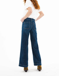 Askk Ny - Sailor High Rise Wide Leg Jeans
