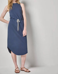 Lilla P - Women's Terry Shirttail Midi Dress