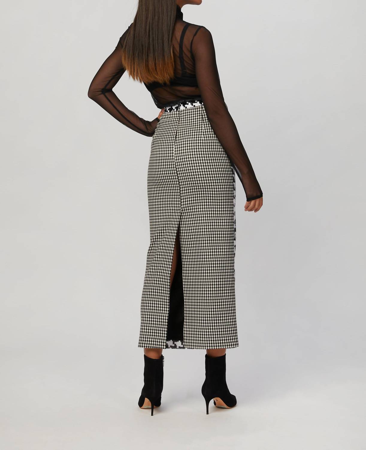 RAELYN MESH TURTLENECK
