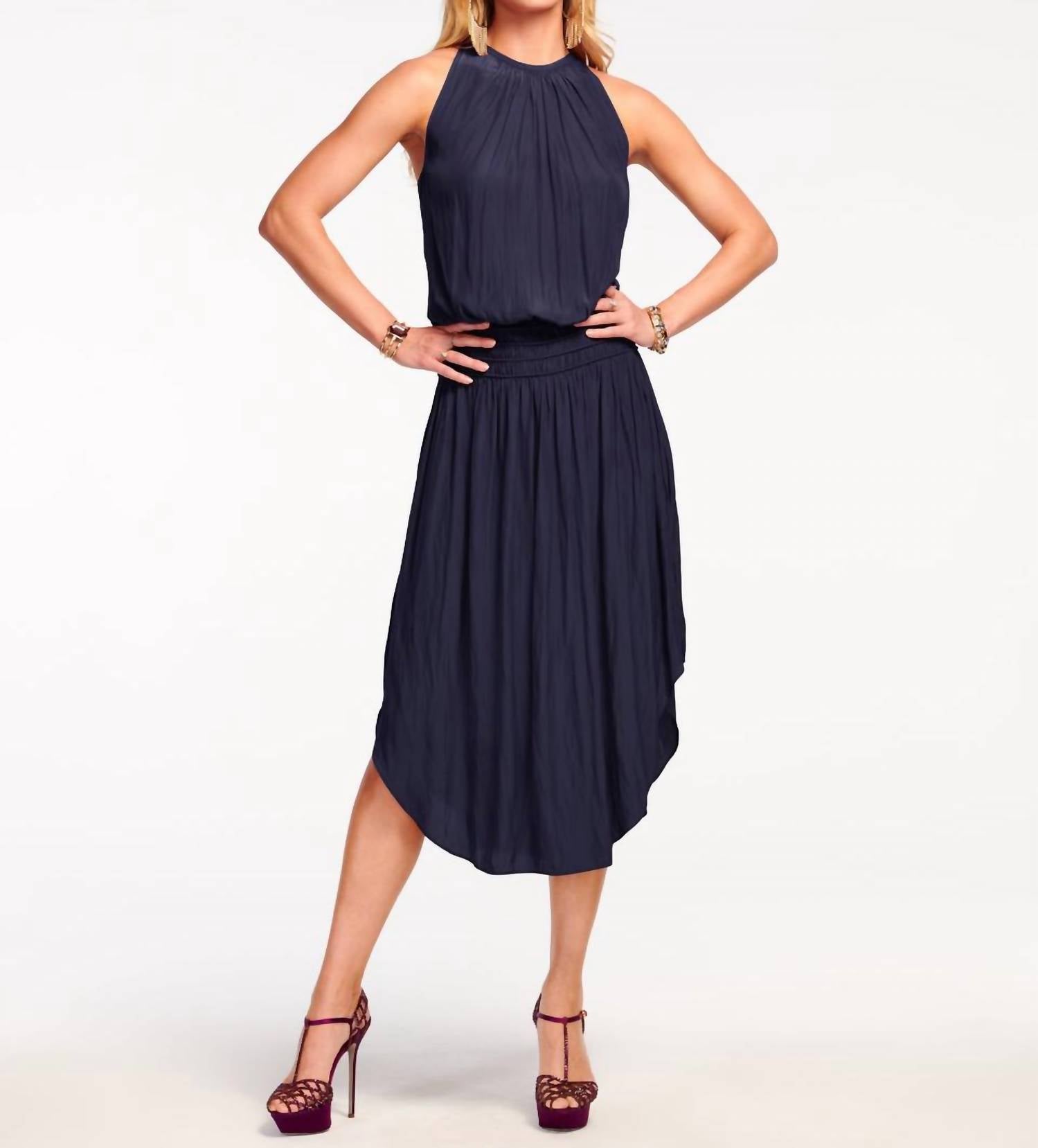Ramy Brook - Audrey Smocked Midi Dress
