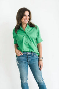 Heidi Houston - Short Sleeve Ruffle Shirt