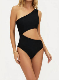 Beach Riot - Celine One Piece Cutout One Shoulder Swimsuit