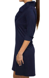 Gretchen Scott - Solid Ruffneck Dress