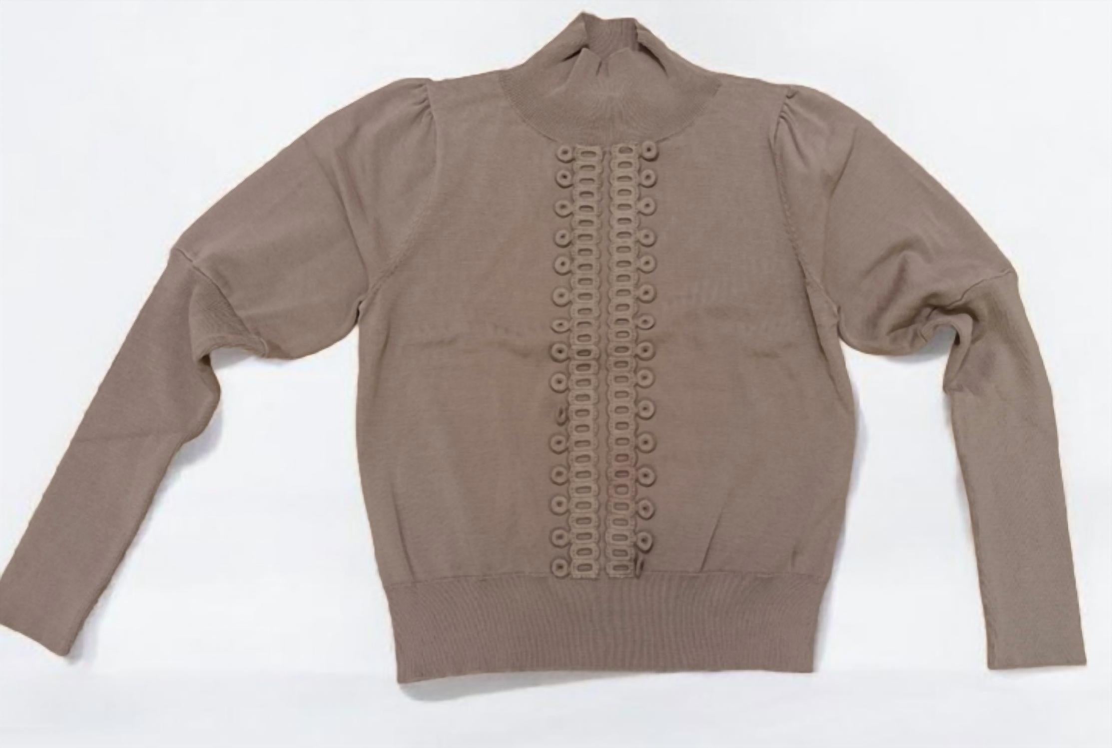 Kathie K - Mock Neck Knit Sweater