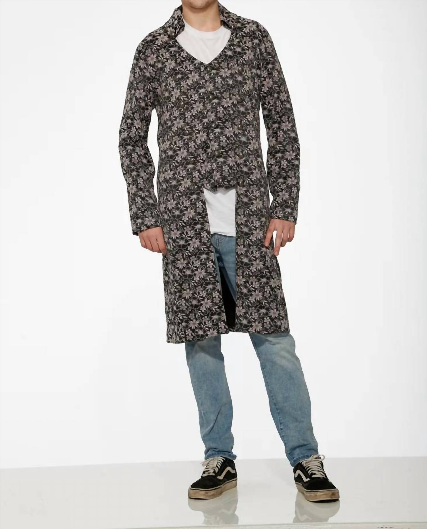 Orchid Bloom - Jacquard Coat