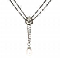 Trollbeads Women's Crystal Triangles Fantasy Pendant in silver - women's item - detail view