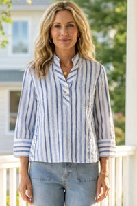 Habitat - Hampton Stripe Vineyard Button Down Shirt