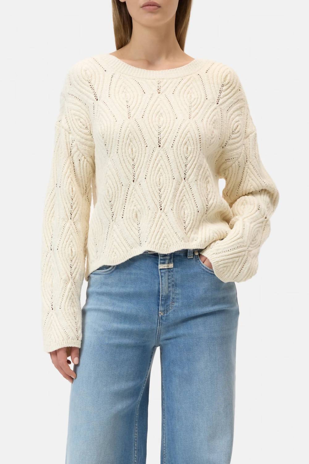 Closed - Textured Crewneck Sweater