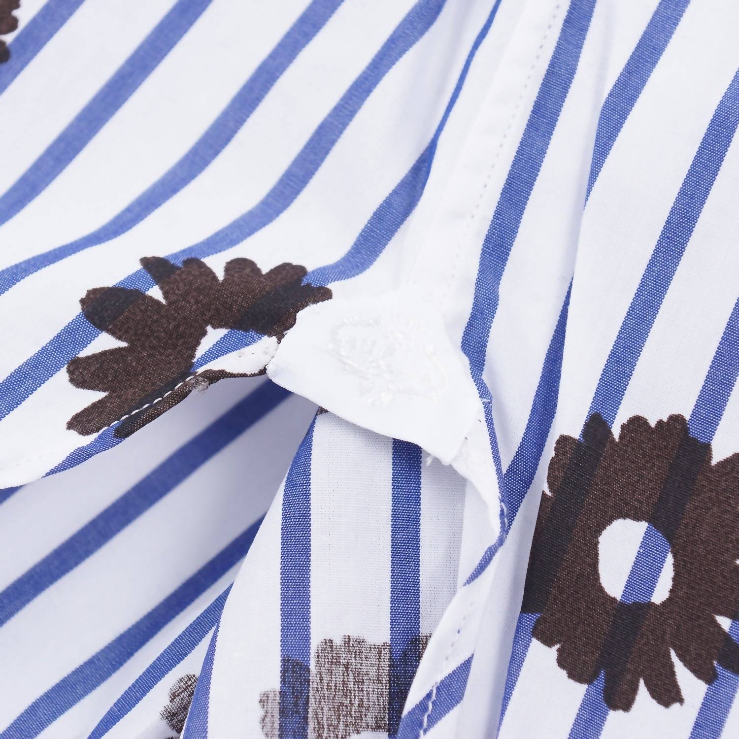 Luigi Borrelli Napoli - Men's Regular-fit Floral Cotton Shirt