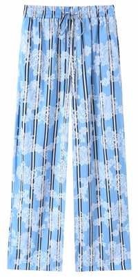 Sundayup - Women's Striped Wide Leg Pant