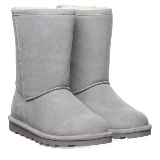 Bearpaw - Women's Suede Fur Mid Calf Boots