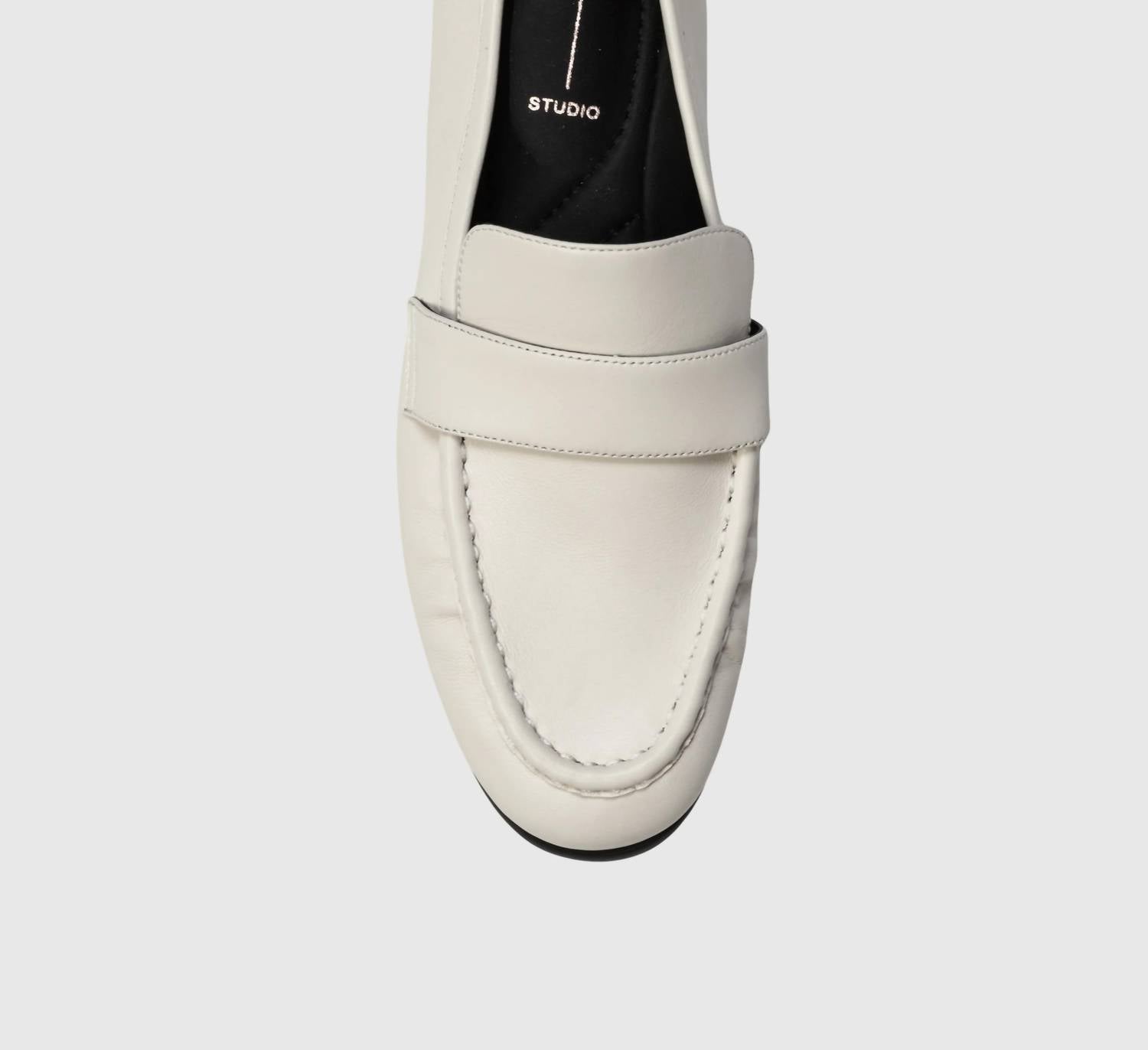 Black Suede Studio - Women's Arrow Leather Loafer