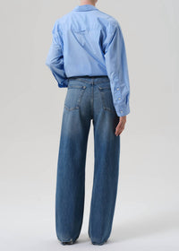 Citizens of Humanity Women's Ayla Baggy Jeans in solano - women's jeans - detail view