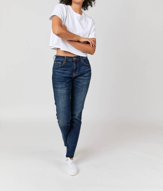 Oliver Logan - Crosby Mid Rise Relaxed Taper Jean