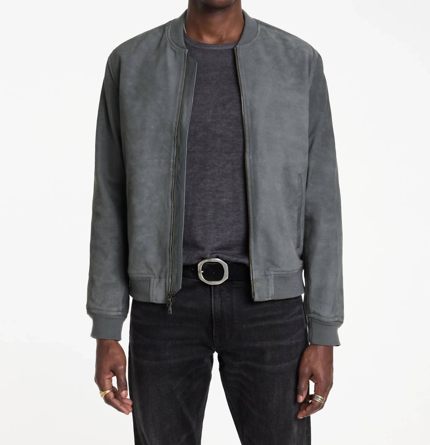 John Varvatos - Suede Leather Jacket