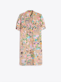 Vilagallo - California Print Shirt Dress
