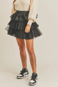 Mable - Layered Tulle Skirt