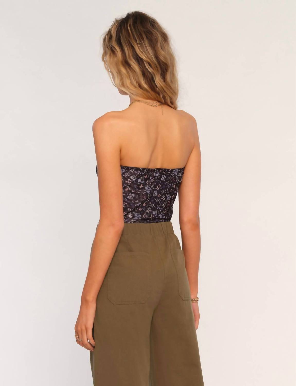 heartloom Zania Bodysuit Top in ink - women's shirt - detail view