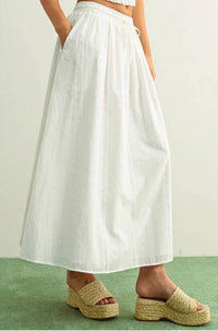 Miou Muse - EMBROIDERY FULL SKIRT