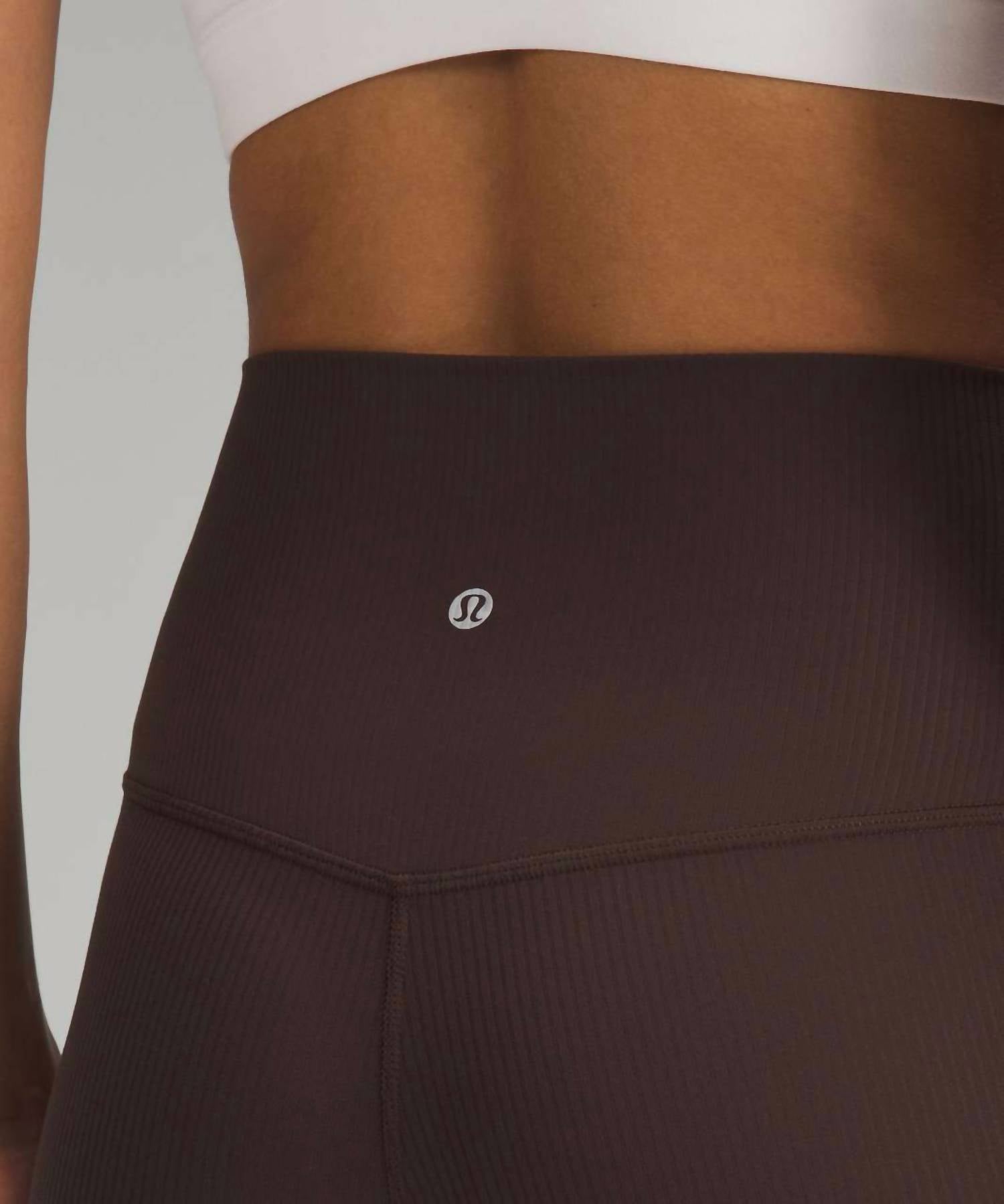 Lululemon - Align Rib High Rise 25" Shine Pant