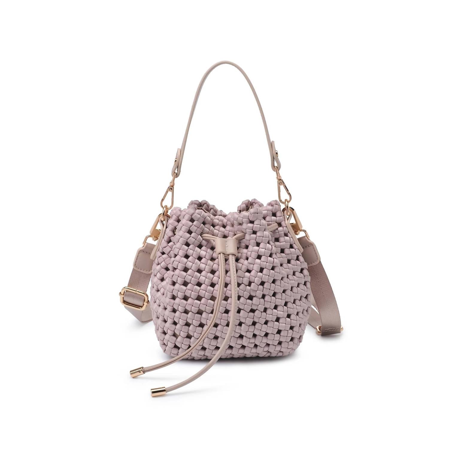 Sol And Selene - Women's Hand Woven Knot Crossbody Bag