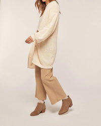 Tea N Rose - Chunky Long Oversized Cardigan