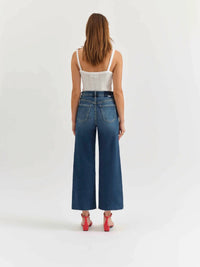 Daze - Pleaser High Rise Wide Ankle Jeans
