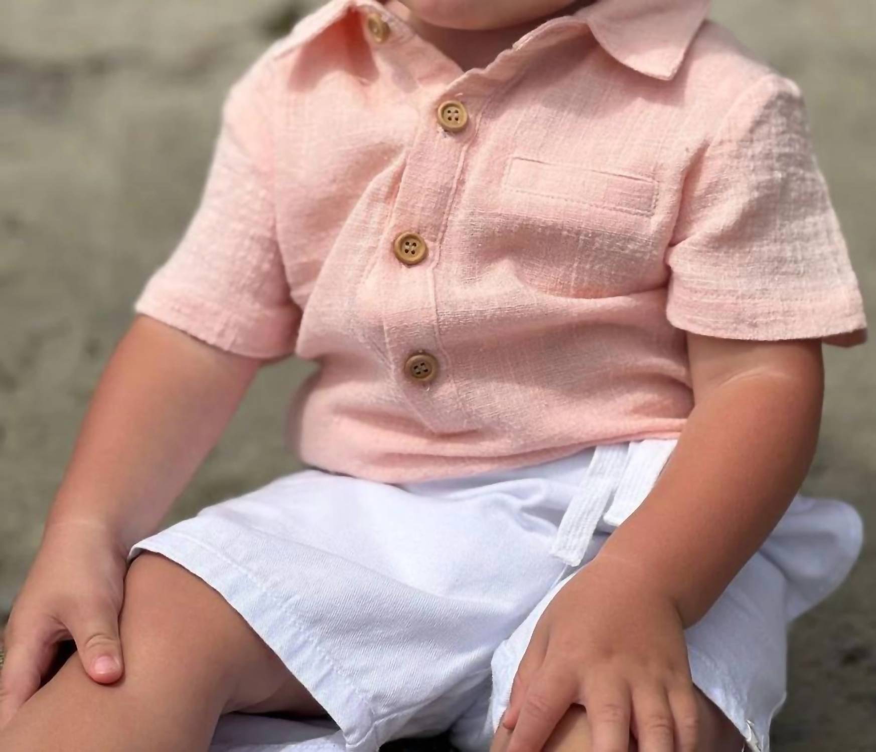 Me & Henry - Kids' Helford Woven Onesie