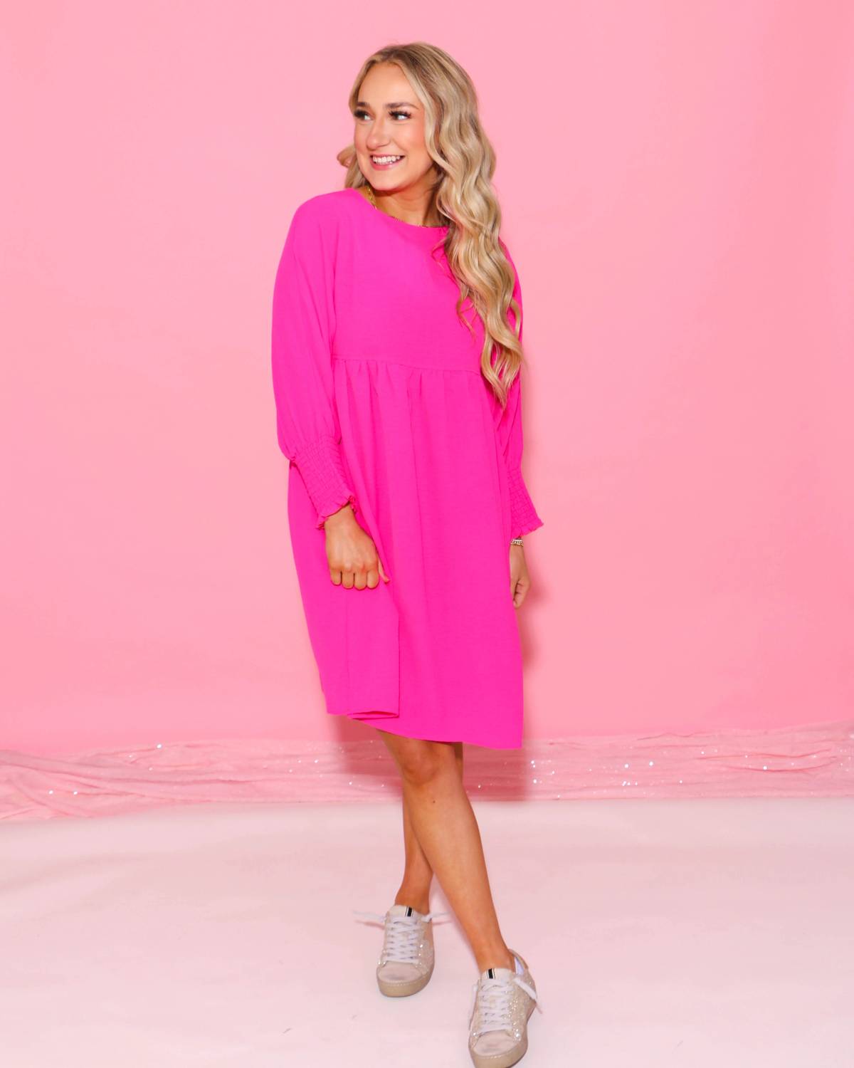 Ivy Jane - Shirred Sleeve Dress