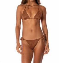 MAAJI Balmy Bikini Top in golden sand - women's swimwear - alternate view