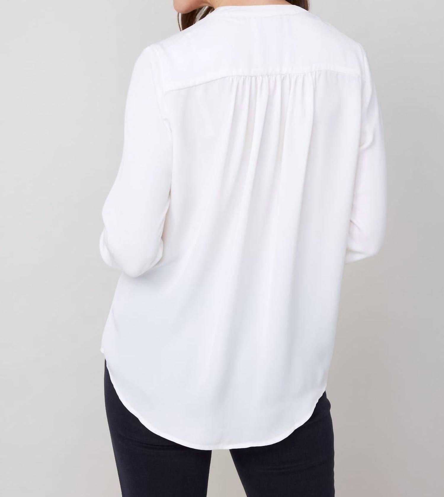 Renuar - Long Dolman Sleeves Blouse