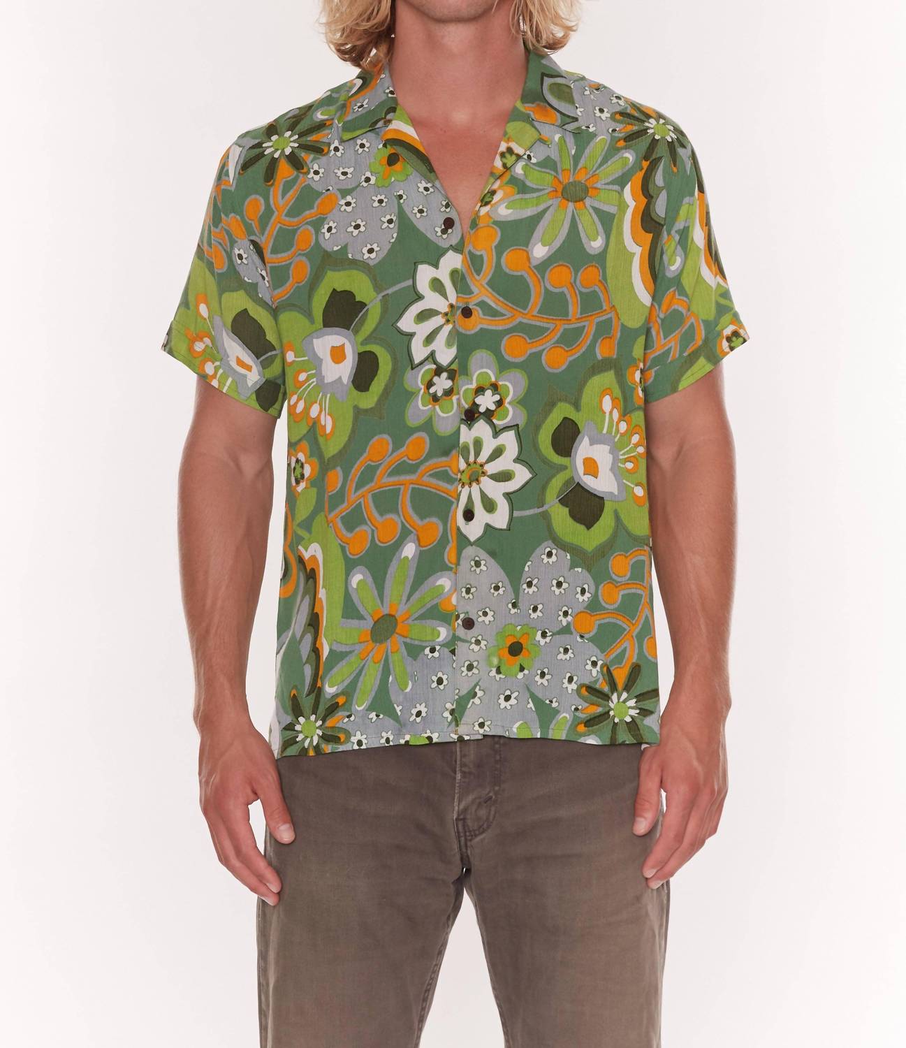 Raga - Decker Short Sleeve Button Down Shirt