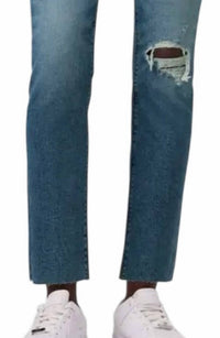 Hudson - Nico Mid Rise Straight Ankle Jeans