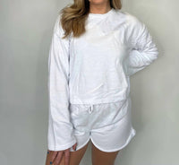 Bobi - Wide Sleeve Boxy Sweatshirt