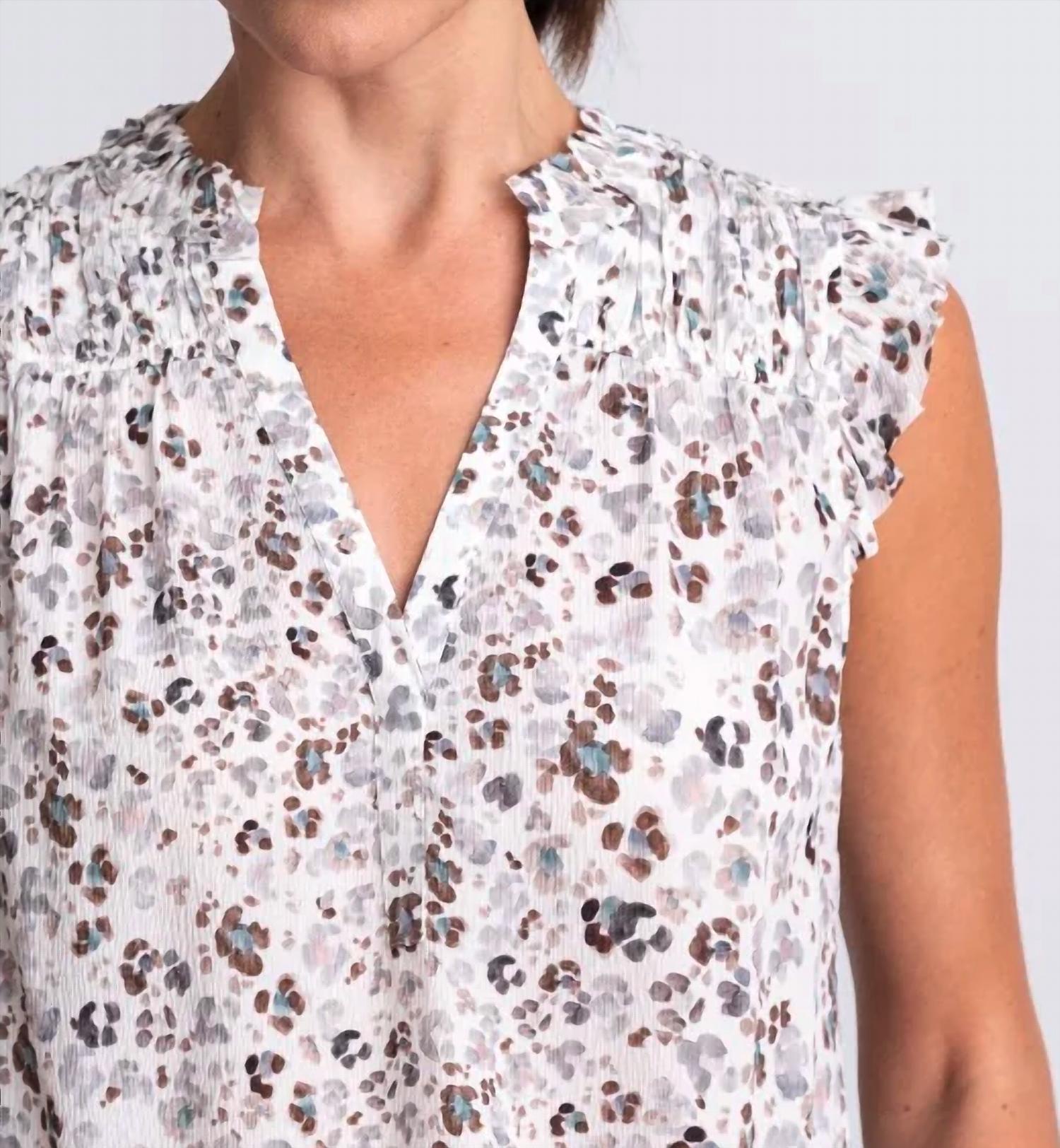 Go By Go Silk - Sleeveless Girly Blouse