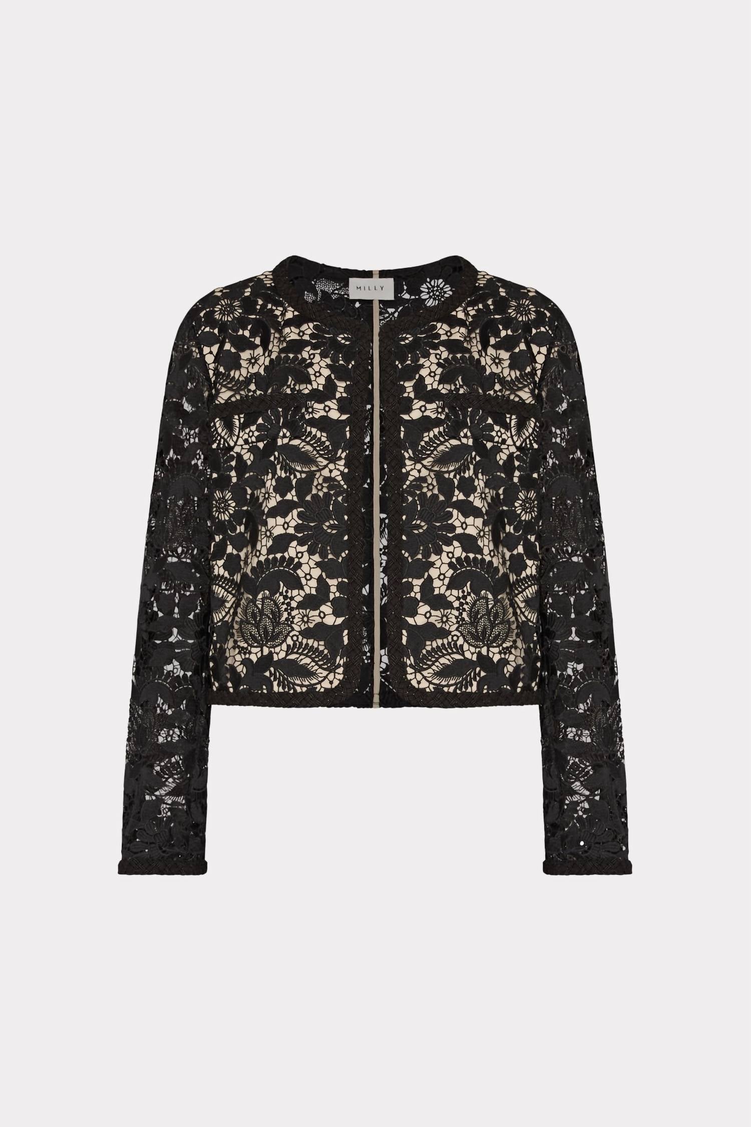 Milly - 3d Garden Lace Jacket