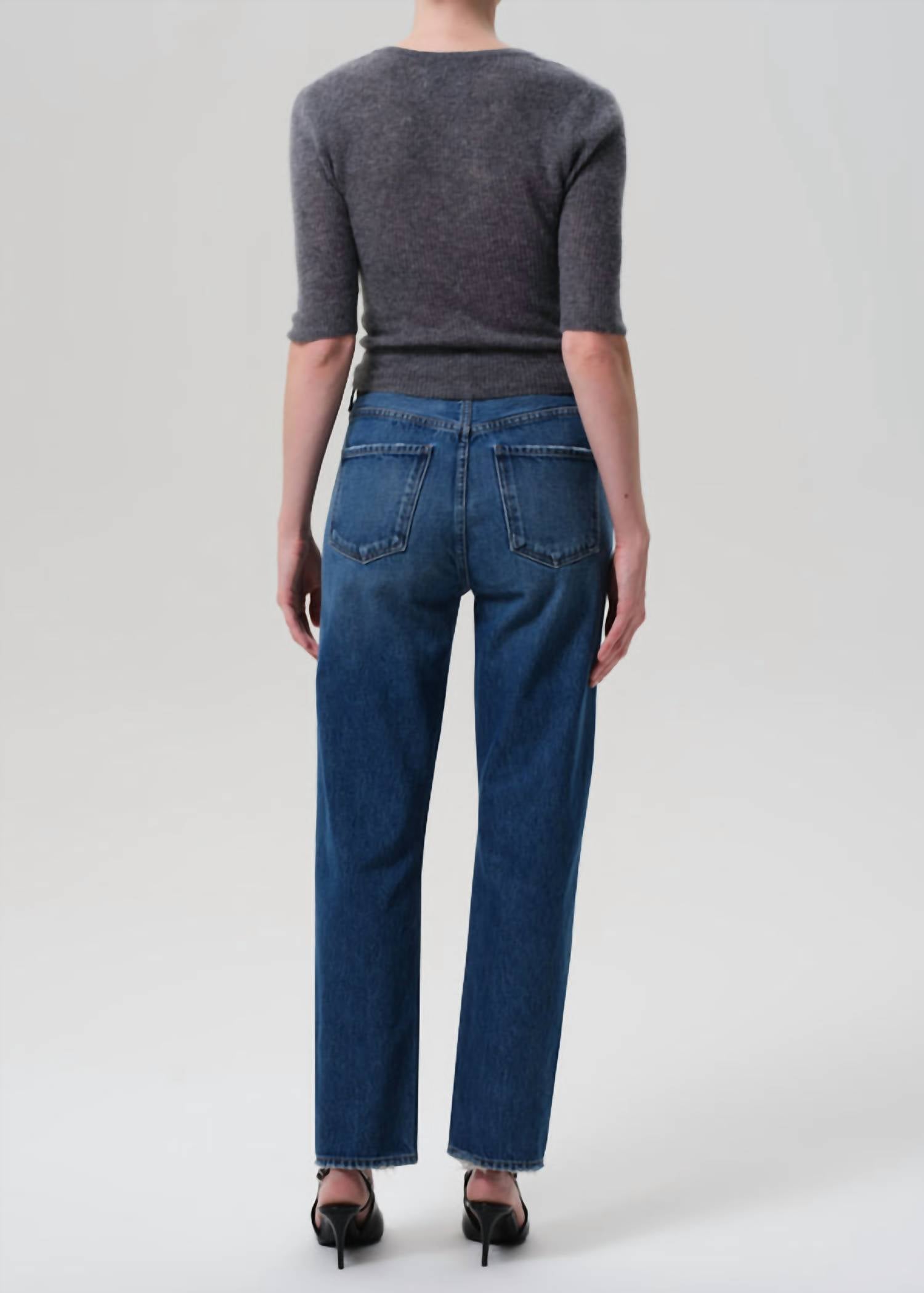 Citizens of Humanity Blaine Vintage Straight Jeans in chaya - women's jeans - alternate view