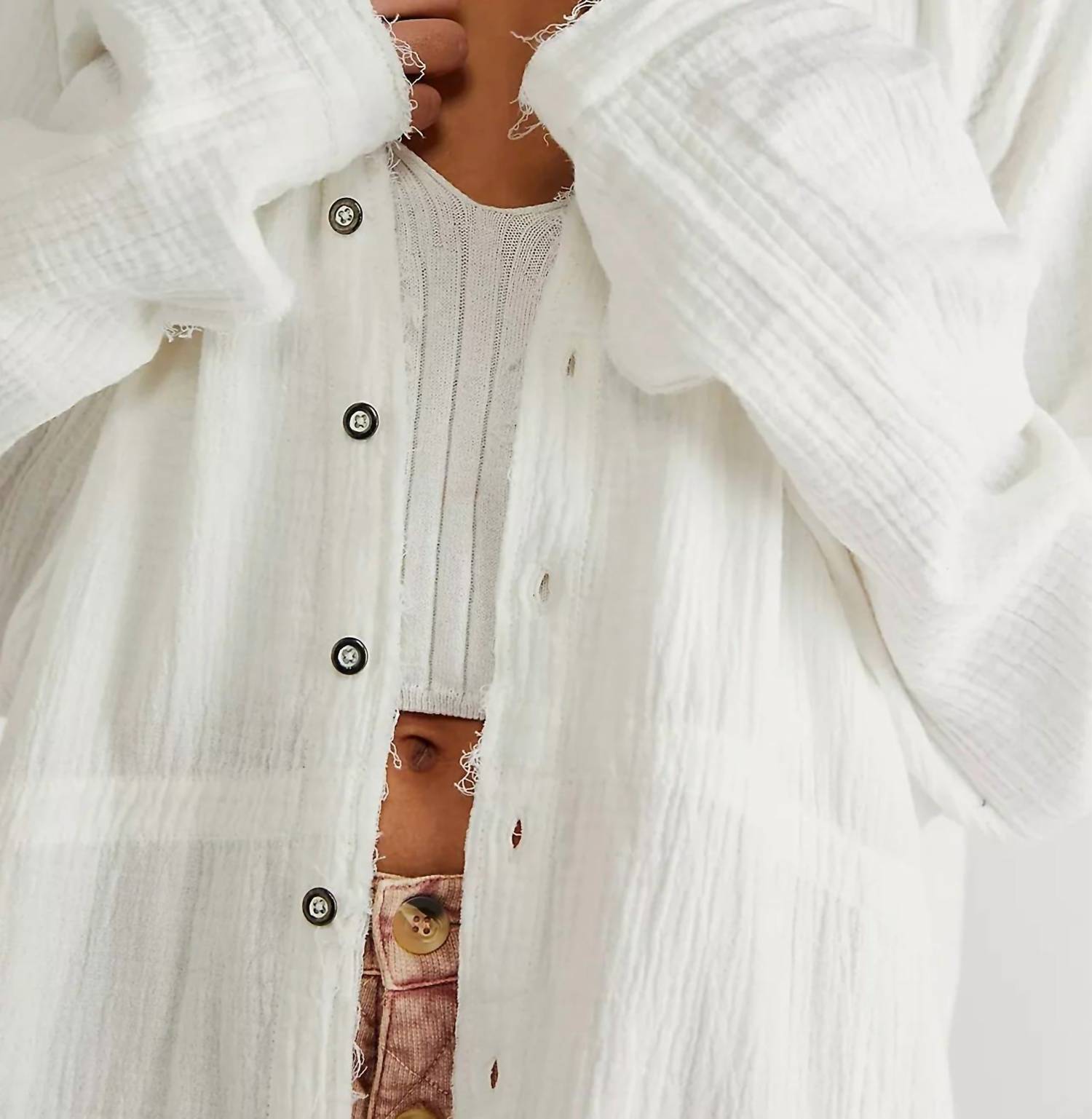 Free People - Summer Daydream Button Down Shirt