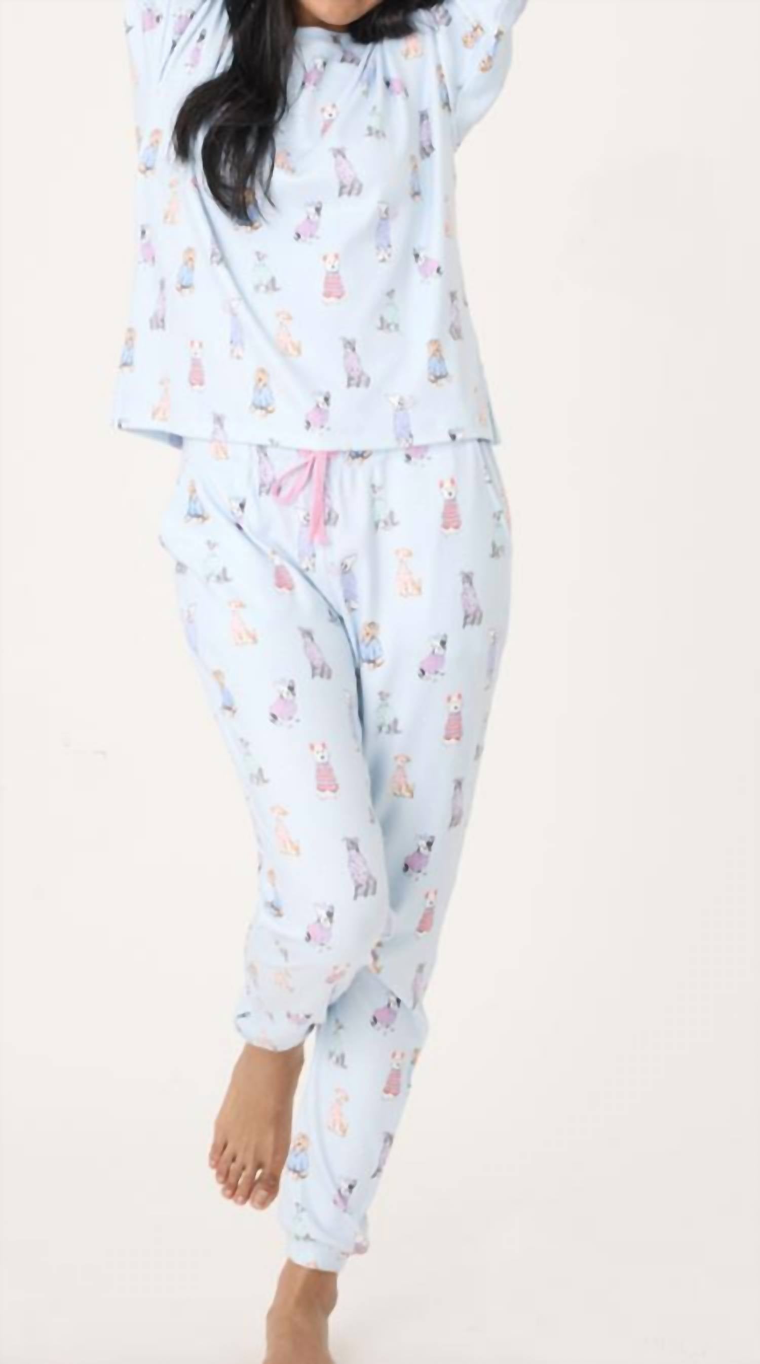 Pj Salvage - Dog Gone Cold Pajama Set - Plus