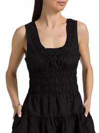 Ciao Lucia - Kala Smocked Cotton Mini Dress