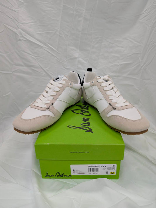 Sam Edelman - ZARIA, WHIT/BLK SUEDE