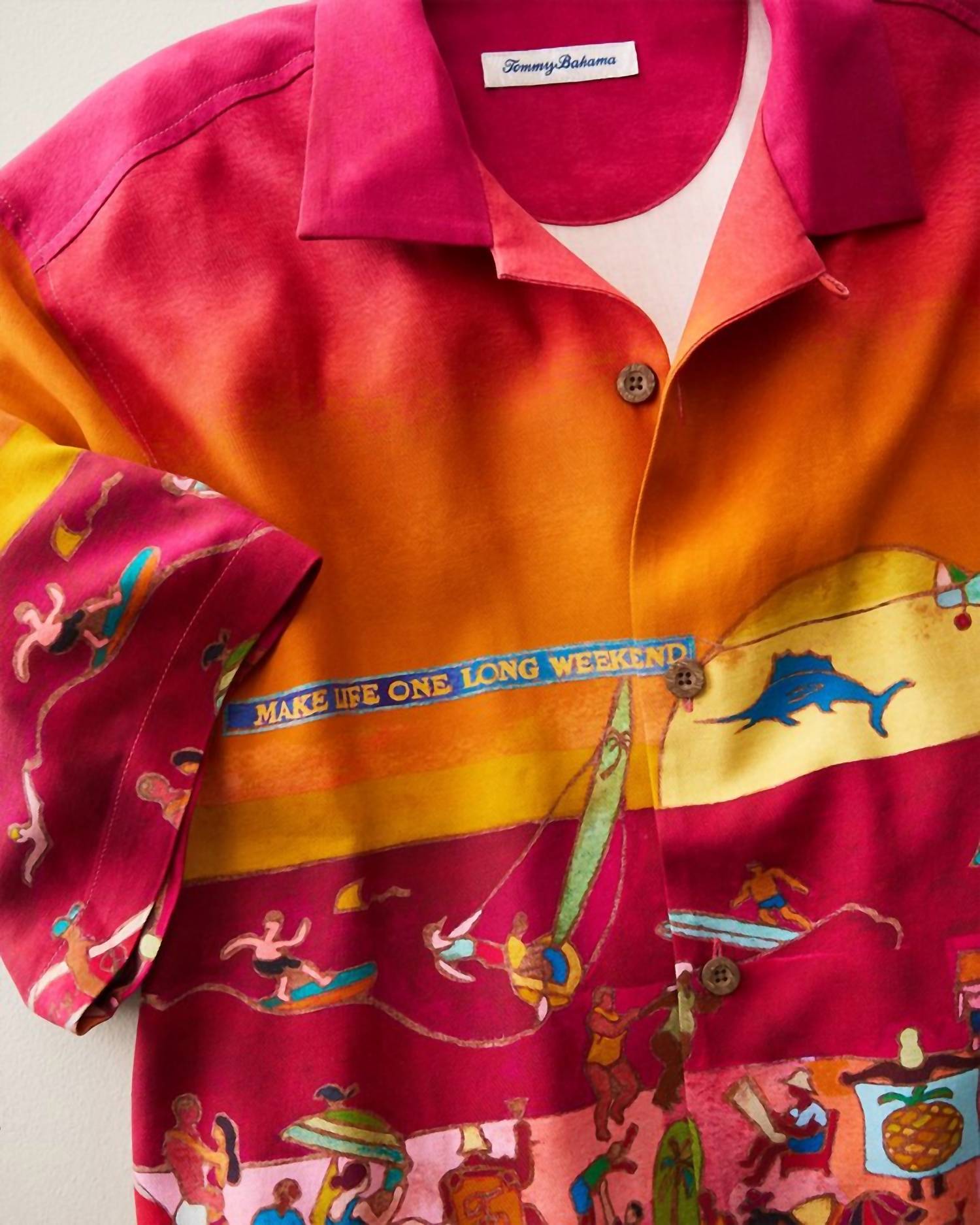 Tommy Bahama - Scenic To Believe It Silk Camp Shirt