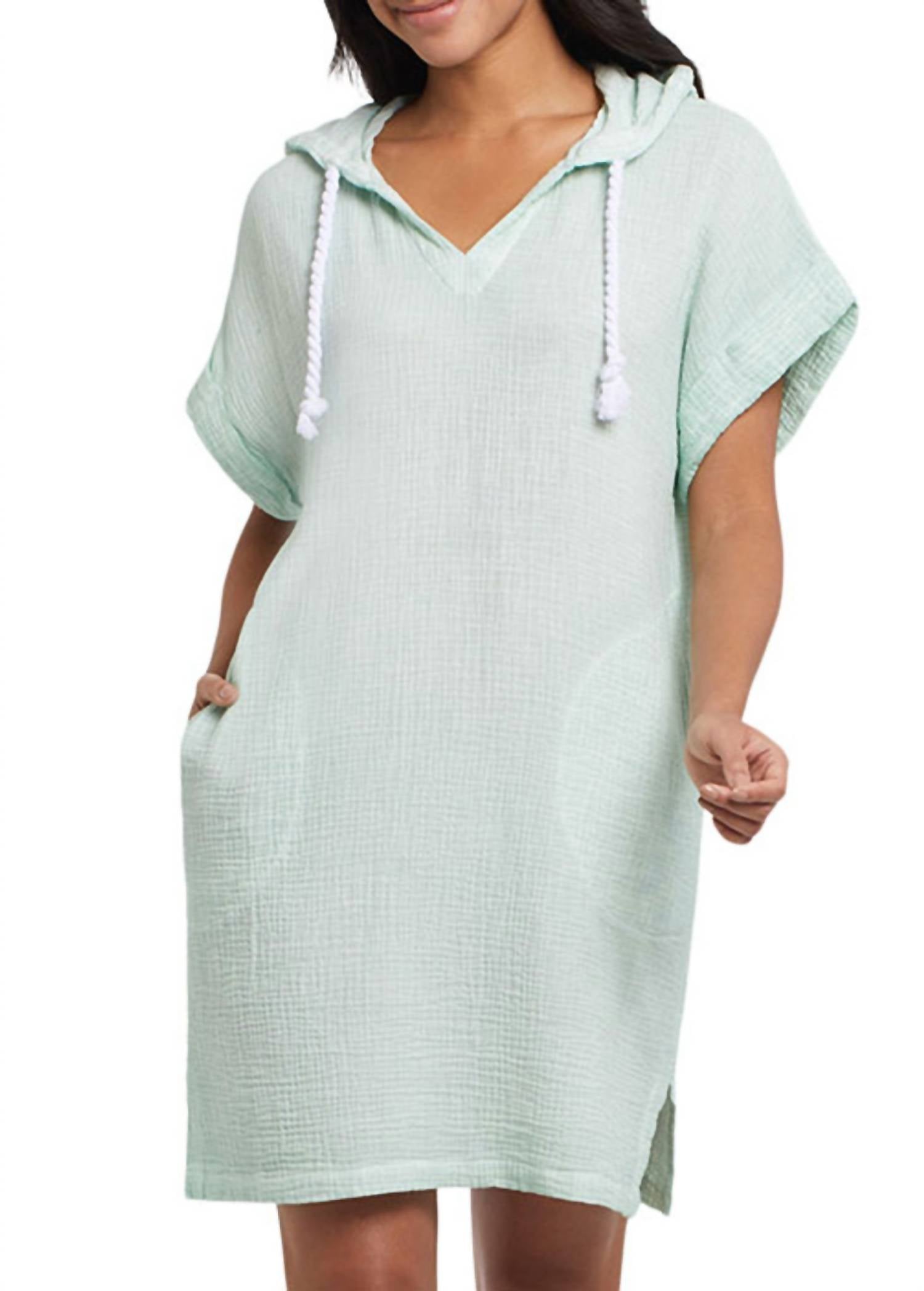 Tribal - Beach Cover Up Hooded Dress