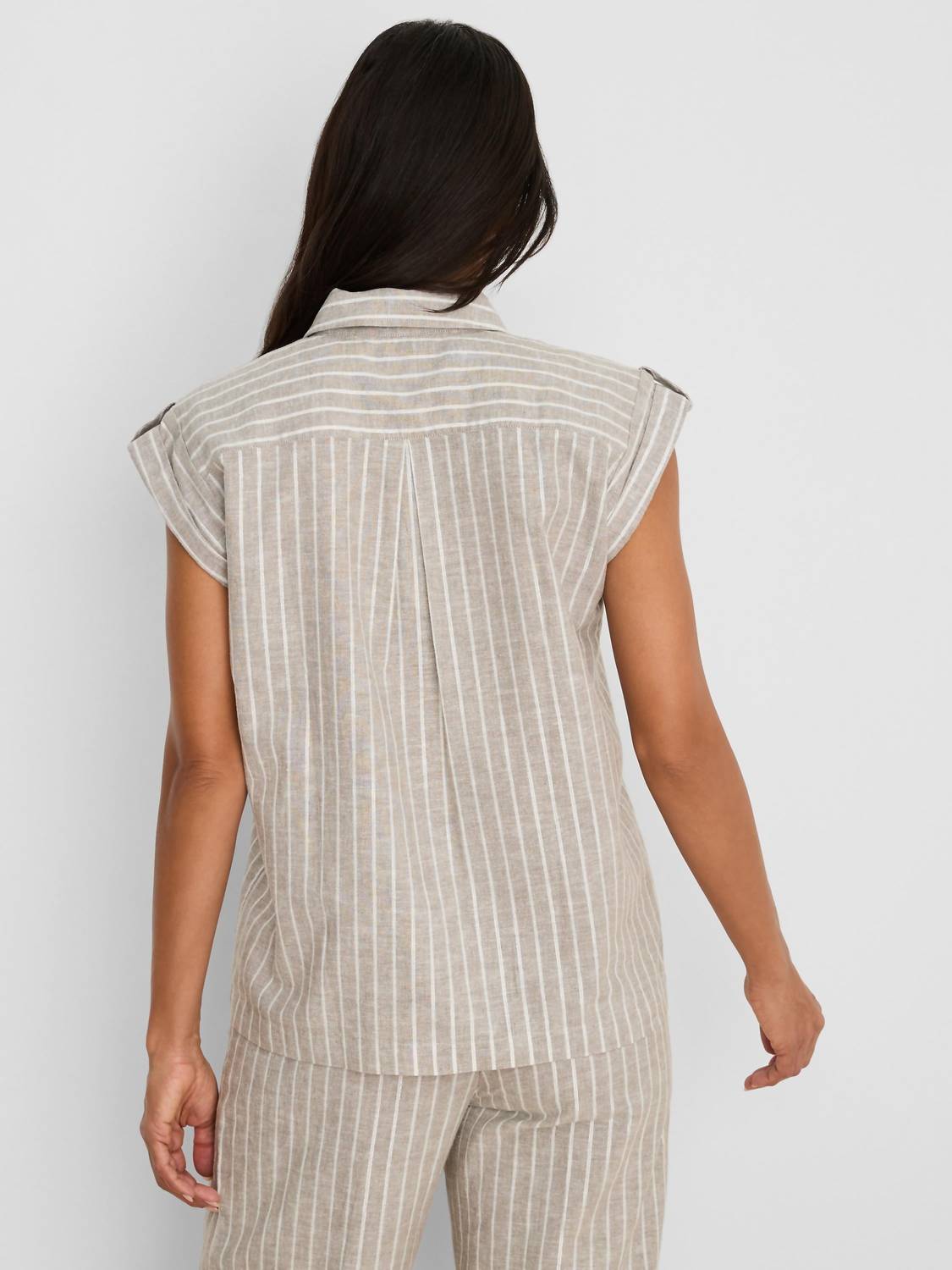 Nic + Zoe - Lurex Linen Resort Shirt