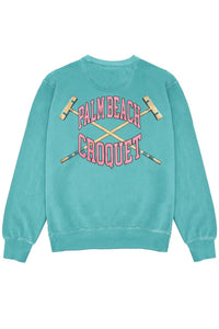 Firstport - Unisex Palm Beach Croquet Sweatshirt