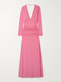 Carolina Herrera - Ruched Stretch Jersey Gown