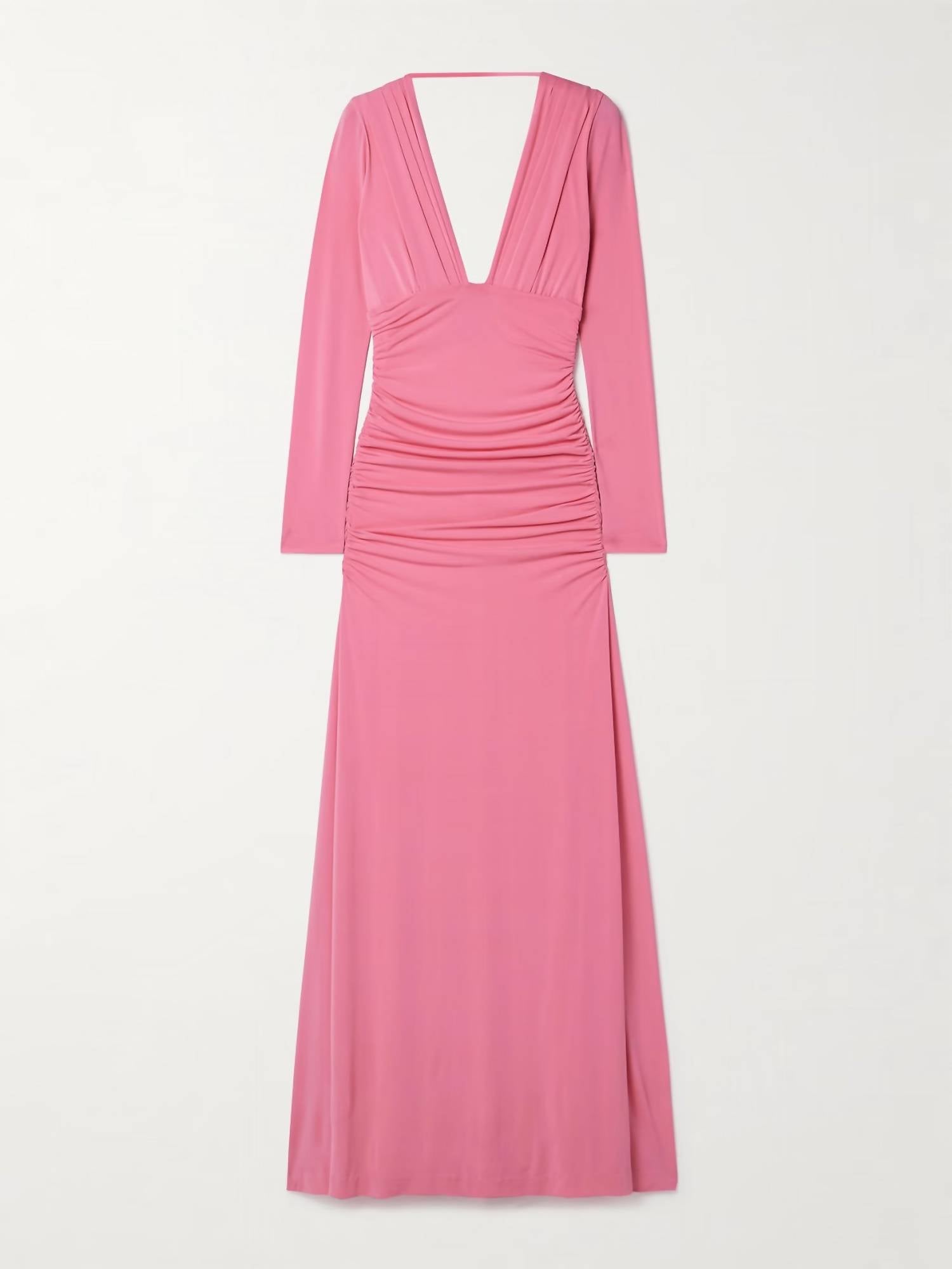 Carolina Herrera - Ruched Stretch Jersey Gown