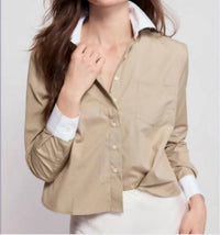 The Shirt - Long Sleeve Boxy Crop Top