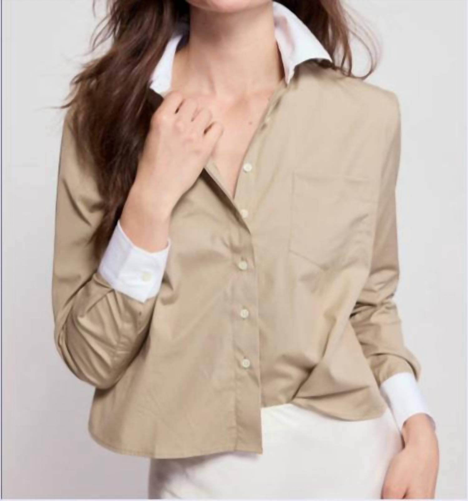 The Shirt - Long Sleeve Boxy Crop Top