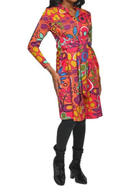 Tulip Clothing - Galapagos Orchard Midi Dress